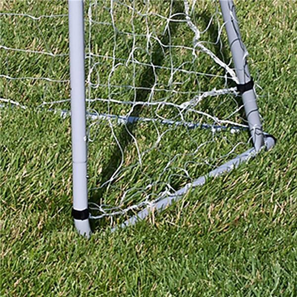 12x6ft Portable Weather-Resistant Steel Frame Soccer Goal Sports Training Tool Accessory for Outdoor, Backyard w/ Net, Straps, and Anchors - White-4